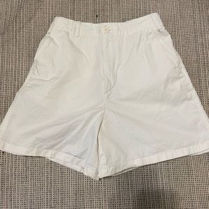 women’s white shorts